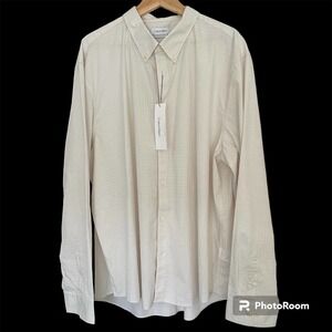 NWT Calvin Klein Men's Button Down Easy Shirt Size XXL